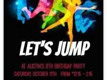18 Best Trampoline Birthday Party Invitation Template For Free by Trampoline Birthday Party Invitation Template
