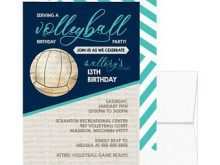 18 Best Volleyball Party Invitation Template Now with Volleyball Party Invitation Template