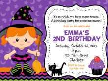 18 Format Birthday Invitation Template Halloween Maker with Birthday Invitation Template Halloween