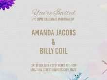 18 Free Printable After Effect Wedding Invitation Template Photo with After Effect Wedding Invitation Template