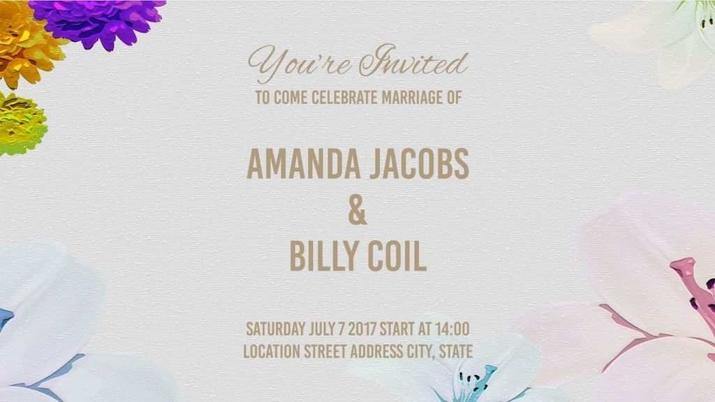 18 Free Printable After Effect Wedding Invitation Template Photo with After Effect Wedding Invitation Template