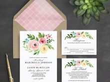 18 Free Printable Watercolor Floral Wedding Invitation Template Formating by Watercolor Floral Wedding Invitation Template