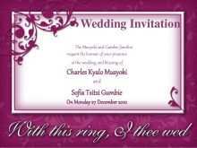 18 Free Printable Wedding Invitation Template Ppt PSD File by Wedding Invitation Template Ppt