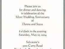18 How To Create Example Of Anniversary Invitation Card in Word by Example Of Anniversary Invitation Card