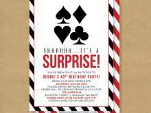 Poker Party Invitation Template Free