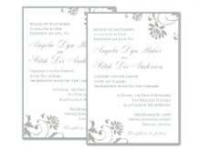 Blank Invitation Templates Free For Word