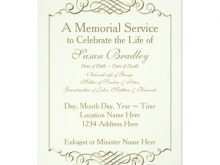 18 Standard Elegant Funeral Invitation Template for Ms Word with Elegant Funeral Invitation Template