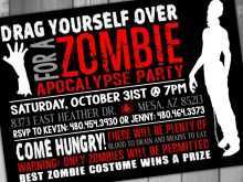 18 The Best Free Zombie Party Invitation Template Now for Free Zombie Party Invitation Template