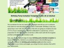 18 The Best Party Invitation Templates Uk Free Templates with Party Invitation Templates Uk Free