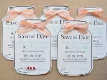 19 Creating Mason Jar Wedding Invitation Template For Free with Mason Jar Wedding Invitation Template