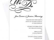 19 Creating We Do Wedding Invitation Template For Free by We Do Wedding Invitation Template