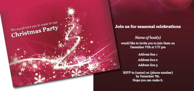 19 Creative Christmas Party Invitation Template Publisher Layouts with Christmas Party Invitation Template Publisher