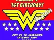 19 Customize Wonder Woman Birthday Invitation Template Layouts for Wonder Woman Birthday Invitation Template