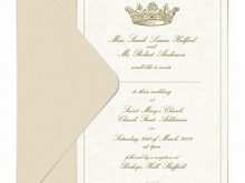 19 Format Royal Wedding Invitation Template For Free with Royal Wedding Invitation Template