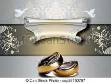 19 Format Wedding Invitation Template Rings PSD File by Wedding Invitation Template Rings