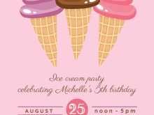 19 How To Create Ice Cream Birthday Invitation Template Free For Free by Ice Cream Birthday Invitation Template Free