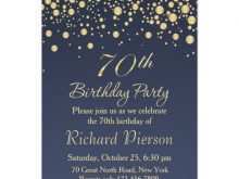 19 Standard 70Th Birthday Invitation Template Word With Stunning Design by 70Th Birthday Invitation Template Word
