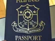 19 The Best Passport Wedding Invitation Template Philippines Now with Passport Wedding Invitation Template Philippines