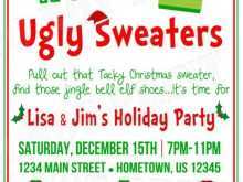 20 Adding Ugly Holiday Sweater Party Invitation Template Free Download with Ugly Holiday Sweater Party Invitation Template Free