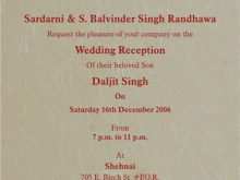 Reception Invitation Wordings In English