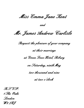 wedding reception invitation wording