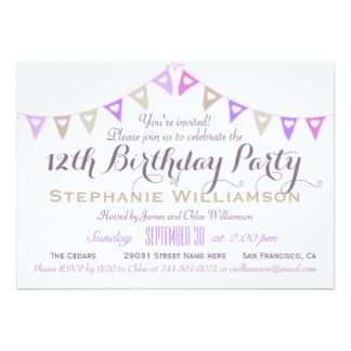 20 Free Printable Birthday Invitation Templates For 12 Year Old With Stunning Design With Birthday Invitation Templates For 12 Year Old Cards Design Templates