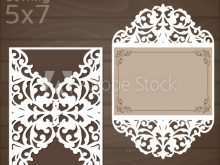 Wedding Invitation Template Laser Cut