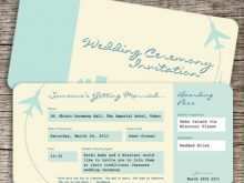 20 How To Create Airline Ticket Wedding Invitation Template Free Download by Airline Ticket Wedding Invitation Template Free