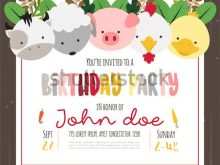 20 Online Farm Animal Birthday Invitation Template for Ms Word for Farm Animal Birthday Invitation Template