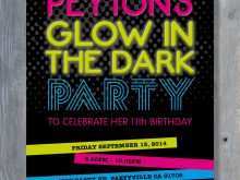 20 Printable Glow In The Dark Party Invitation Template Free With Stunning Design with Glow In The Dark Party Invitation Template Free