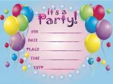 20 The Best Birthday Party Invitation Template Free Online Formating with Birthday Party Invitation Template Free Online