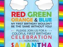 21 Adding Rainbow Birthday Invitation Template in Word for Rainbow Birthday Invitation Template