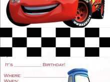 21 Best Disney Cars Birthday Invitation Template Free in Word with Disney Cars Birthday Invitation Template Free