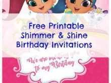 21 Blank Shimmer And Shine Birthday Invitation Template Maker by Shimmer And Shine Birthday Invitation Template