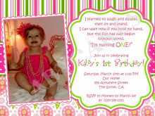 21 Create Birthday Invitation Template Baby Girl PSD File with Birthday Invitation Template Baby Girl