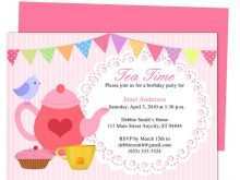 21 Creating Afternoon Tea Party Invitation Template Formating with Afternoon Tea Party Invitation Template