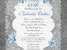 21 Customize Elegant 60Th Birthday Invitation Templates Formating with Elegant 60Th Birthday Invitation Templates