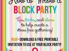 21 Customize Our Free Neighborhood Block Party Invitation Template Free For Free for Neighborhood Block Party Invitation Template Free