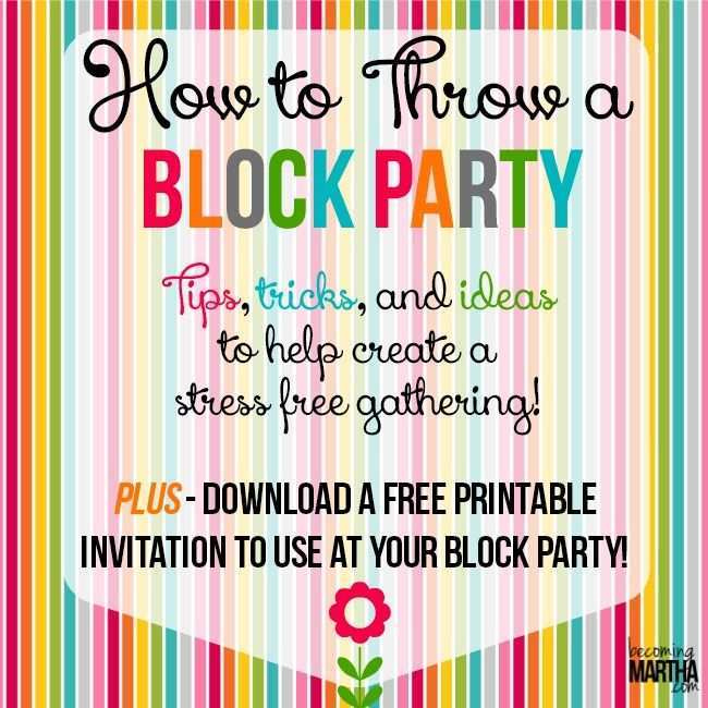 21 Customize Our Free Neighborhood Block Party Invitation Template Free For Free for Neighborhood Block Party Invitation Template Free