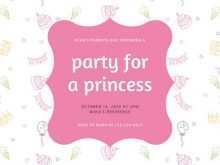 21 Customize Our Free Princess Birthday Invitation Template in Photoshop by Princess Birthday Invitation Template