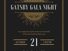 21 Free Great Gatsby Party Invitation Template Free With Stunning Design with Great Gatsby Party Invitation Template Free