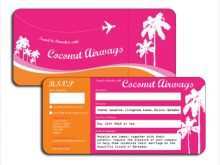 21 Free Printable Plane Ticket Wedding Invitation Template Download with Plane Ticket Wedding Invitation Template