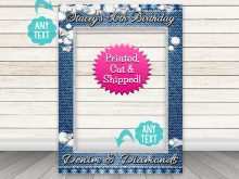 Denim Party Invitation Template