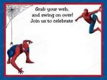 21 The Best Spiderman Birthday Invitation Template Layouts by Spiderman Birthday Invitation Template
