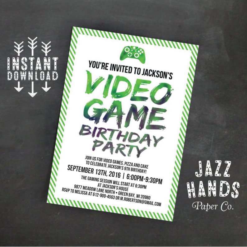 22 Adding Party Invitation Video Template in Photoshop for Party Invitation Video Template