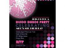 22 Best Disco Party Invitation Template PSD File with Disco Party Invitation Template