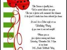 Example Of Christmas Invitation Card