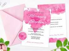 22 Best Watercolor Wedding Invitation Template in Word for Watercolor Wedding Invitation Template