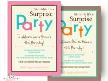 22 Creative Surprise Birthday Invitation Template Layouts by Surprise Birthday Invitation Template