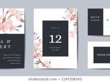 22 Customize Our Free Cherry Blossom Chinese Wedding Invitation Card Template Vector Now for Cherry Blossom Chinese Wedding Invitation Card Template Vector